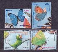 FRANCJA** MOTYLE Mi 4959-62