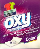 Chusteczki OXY spotless przeciw farbowaniu 25 szt