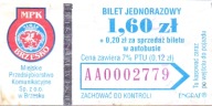 BRZESKO Bilet jednorazowy (M4)