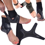 ORTEZA STAWU SKOKOWEGO STABILIZATOR KOSTKI NEOPREN RZEPY PRAWA STOPA