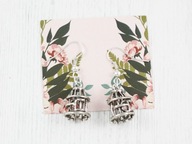 kolczyki KLATKI DLA PTAKÓW vintage boho etno NB159