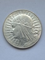 10 zł złotych 1932 zm KOBIETA stan 1/1- * SREBRO
