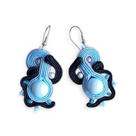 kolczyki sutasz perły Swarovski