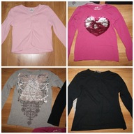 4 x bluzka sweterek 128/134/140 na 7-10 lat