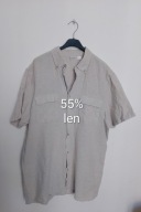 Koszula męska lniana L Len letnia