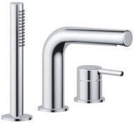 Bateria wannowo-prysznicowa jednouchwytowa nawannowa Excellent Pi srebrny