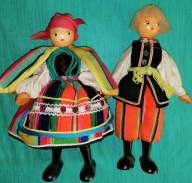 FOLK łowicki strój ludowy Łowicz lata 70 CEPELIA