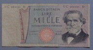 1000 LIRÓW z 1961-81 roku WŁOCHY , RZADKI I ŁADNY