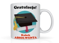 Kubek absolwenta koniec roku podziękowanie na prezent