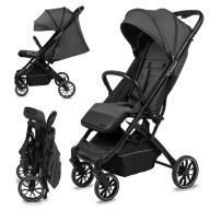 WÓZEK DZIECIĘCY SPACEROWY SPACERÓWKA LEKKI ZWROTNY SZARY KOMPAKTOWY