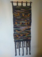 MAKATKA/MAKRAMA (43lata) ręcznie tkana.