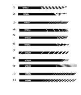 naklejki vitara sportowe pasy suzuki vitara