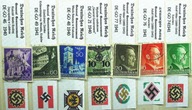 ZESTAW ZNACZKOW STARE NIEMCY RZESZA GENERALNA GUBERNIA HITLER 9