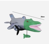 BOMBARDIRO CROCODILO 28 cm – Brainrot Krokodyl Samolot