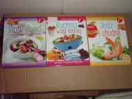 Slow Food, Kuchnia wagi lekkiej, Jedz i chudnij 3 książk seria Smak zdrowia