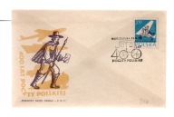 Koperta FDC 400 lat Poczty Polskiej1958r.
