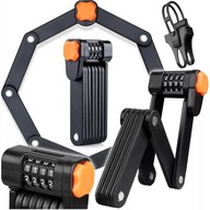 ZAPIĘCIE ROWEROWE DO ROWERU SKŁADANE BLOKADA SZYFR UTWARDZANA STAL