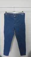 spodnie dżins denim co strecz niebieskie 46 44 42 wysoki stan rurki