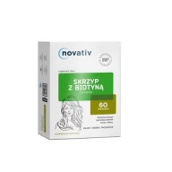 Novativ Skrzyp z biotyną complex, 60kaps.