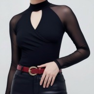 Czarna bluzka M sexy