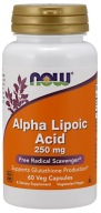 Now Foods ALA Kwas Alfa Liponowy 250 mg 60 kaps.