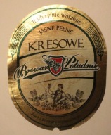 ETYKIETA - Browar Południe - KRESOWE - JASNE PEŁNE - Tradycyjnie warzone