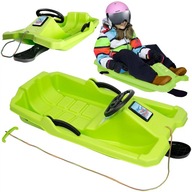 Sanki plastikowe Molti z KIEROWNICĄ i HAMULCAMI Sterowane Zimowa Zabawa