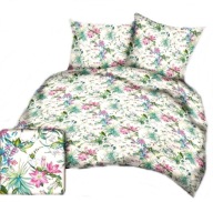 pościel z flaneli 200x220 +2x70x80 +2x40x40 guzik F 83-1 Elizabeth ecru