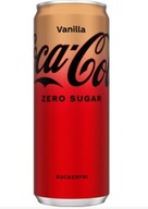 Napój gazowany Coca Cola VANILIA ZERO SUGAR waniliowa 330ml PUSZKA SZWEDZKA