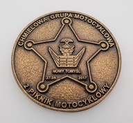 Znaczek, odznaka, blacha zlotowa, motocyklowa No.1067