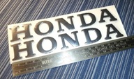 HONDA Napisy 3D SILVER 2szt 16,7 cm CBR CBF GL CIVIC Gold Wing Shadow HRV