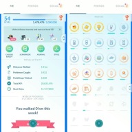 Pokemon GO konto Level 54, 67x Legendary, 33x IV100, 19x Shiny, 6x Mythical