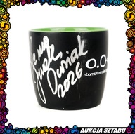 Jubileuszowy kubek WOŚP z autografem Jurka Owsiaka