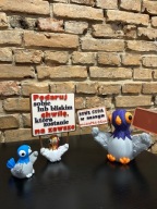 Mały gołąb 3D z tabliczką