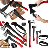 SIEKIERA ROZŁUPUJĄCA DUŻA MAŁA SREDNIA ZESTAW 3SZT + OSTRZAŁKA CIESIELSKA