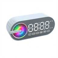 Głośnik Bluetooth G30 Budzik Lustro Radio FM RGB LED Bass