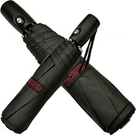 PARASOL MĘSKI PARASOLKA MĘSKA DAMSKA FULL PEŁNY AUTOMAT CZARNA MOCNA UNISEX