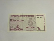 Zimbabwe - 5000000000 dolarów - 2008 - UNC