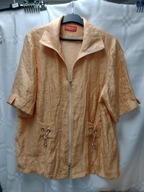 MONA LISA DUŻA Bluzka - żakiet z zamkiem rozm 48 jak NOWA