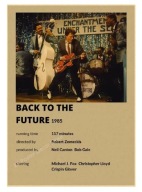 Plakat „Back to the Future” – Kultowy Plakat Filmowy Retro