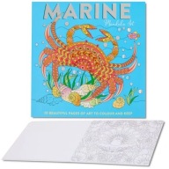 KOLOROWANKA dla Dorosłych ANTYSTRESOWA MANDALE Grube Kartki 25x25cm