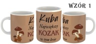 KUBEK GRZYBIARZA GRZYBY PREZENT RÓŻNE WZORY Z WŁASNYM NAPISEM