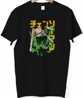 PREZENT ANIME MANGA BAWEŁNA MĘSKA KOSZULKA CHAINSAW MAN