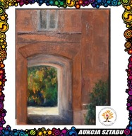 Obraz "Niedzielne popołudnie" - akryl na płótnie - Maryla Brejnak