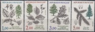 Francja 1985 Znaczki 2514-7 ** drzewa liście owoce