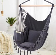 FOTEL WISZĄCY HAMAK HUŚTAWKA FOTEL OGRODOWY
