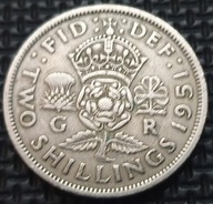 *WIELKA BRYTANIA [0141] *TWO SHILLINGS 1951 George VI