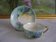 HAVILAND _ SECESYJNY LIMOGES _ PIĘKNY ZESTAW _ ręcznie malowany _ 1900 rok.