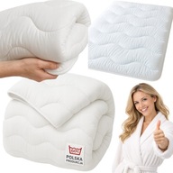 KOŁDRA CAŁOROCZNA 160x200 POLSKA ANTYALERGICZNA MIĘKKA CIEPŁA ZIMOWA