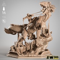 Obi Wan na Boga, wydruk 3D, żywica